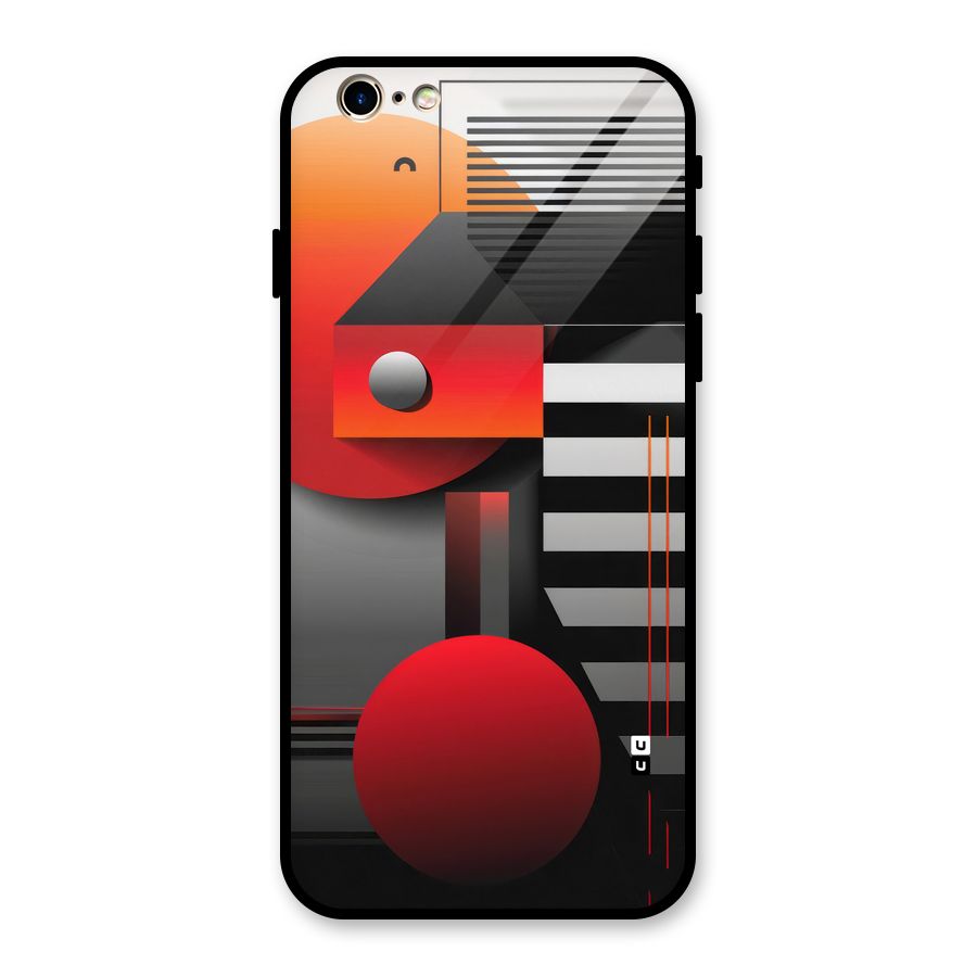 Geometrical Marvel Glass Back Case for iPhone 6 6S
