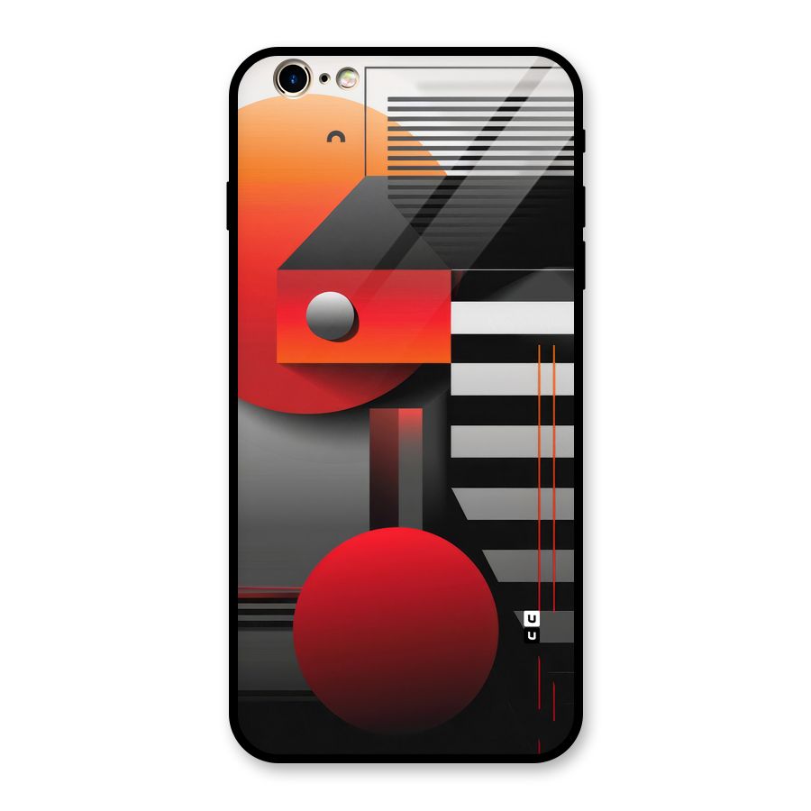 Geometrical Marvel Glass Back Case for iPhone 6 Plus 6S Plus