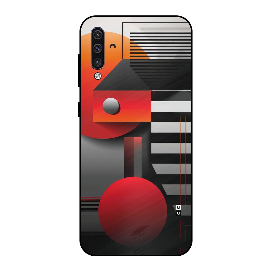 Geometrical Marvel Metal Back Case for Galaxy A50s