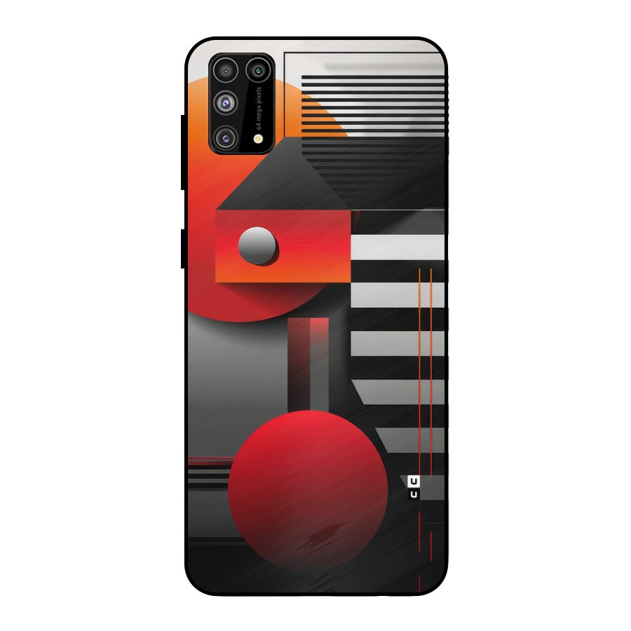 Geometrical Marvel Metal Back Case for Galaxy F41