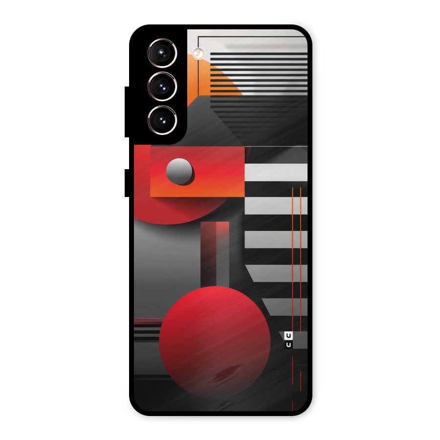 Geometrical Marvel Metal Back Case for Galaxy S21 5G