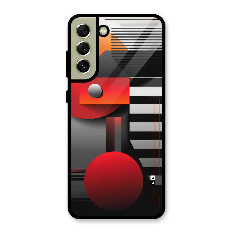 Geometrical Marvel Metal Back Case for Galaxy S21 FE 5G (2023)