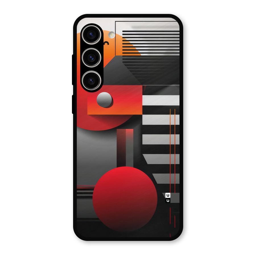Geometrical Marvel Metal Back Case for Galaxy S23 Plus