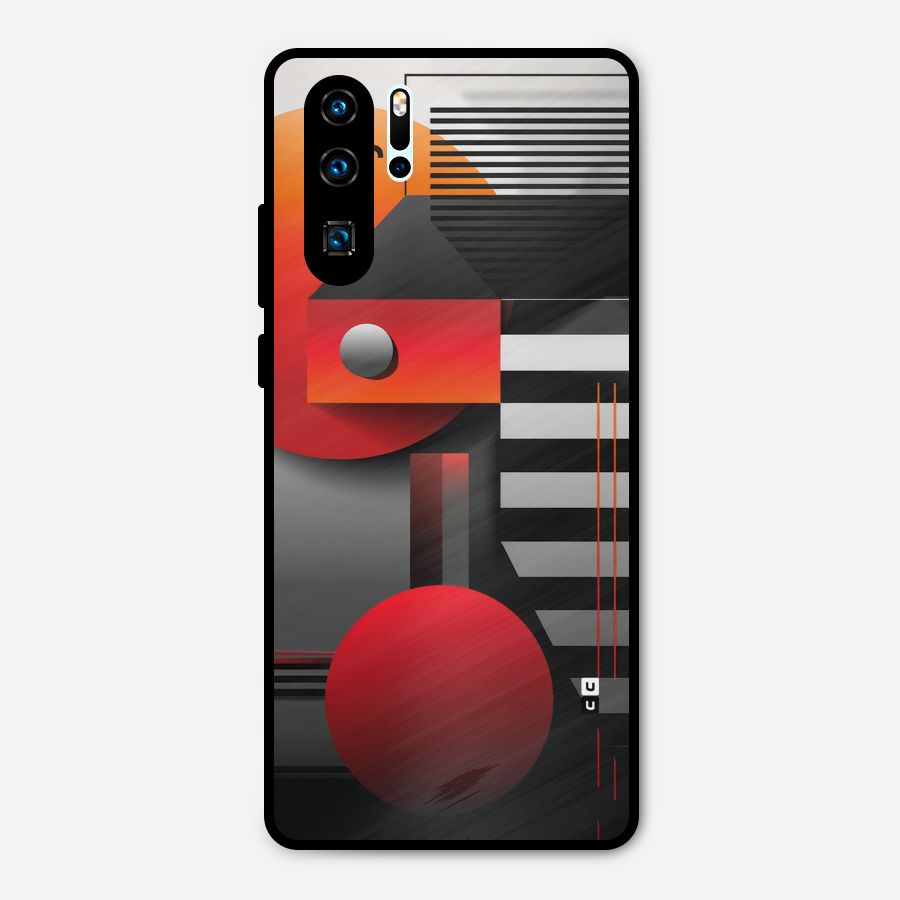 Geometrical Marvel Metal Back Case for Huawei P30 Pro