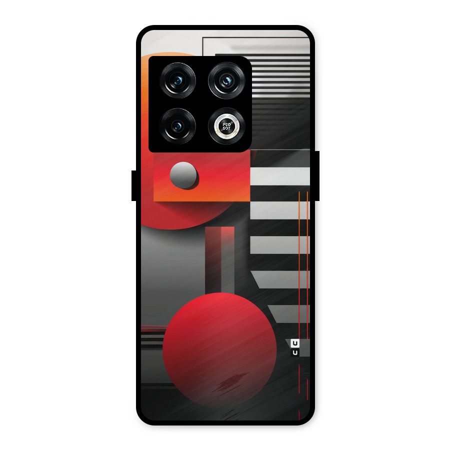 Geometrical Marvel Metal Back Case for OnePlus 10 Pro 5G