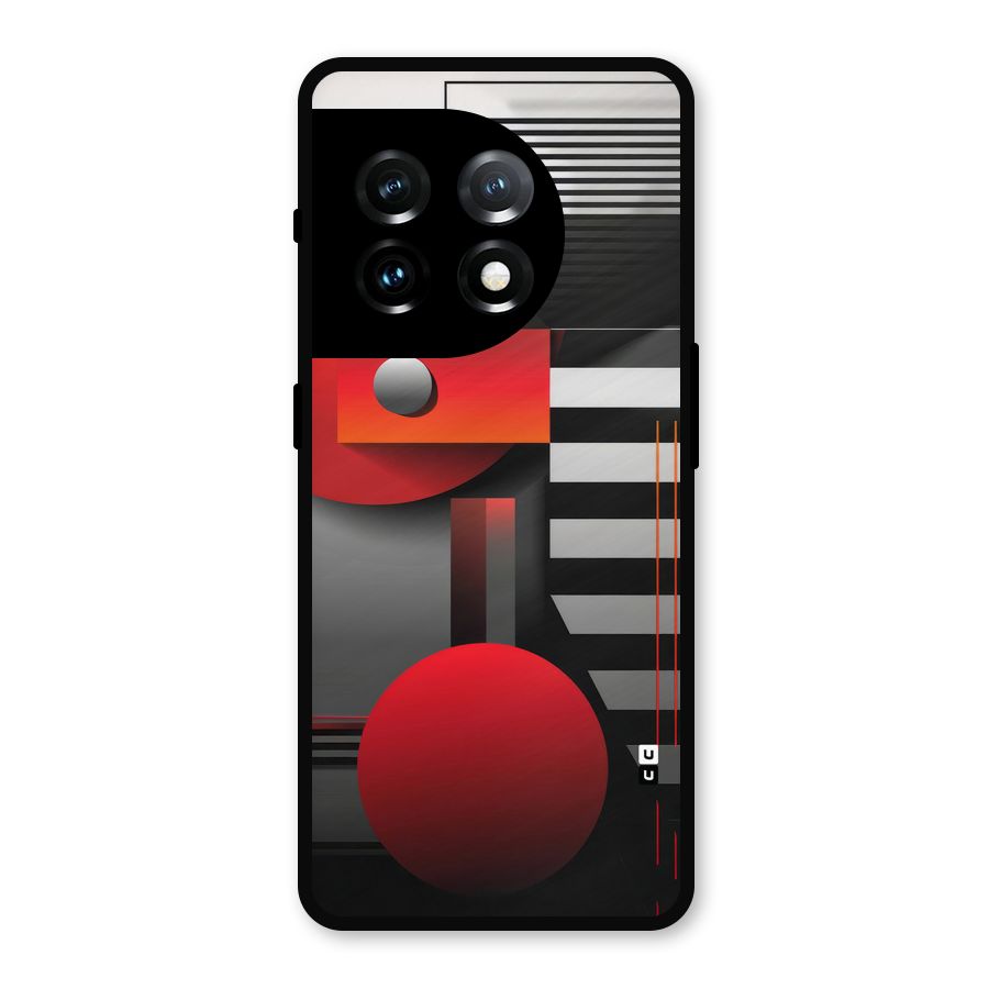 Geometrical Marvel Metal Back Case for OnePlus 11