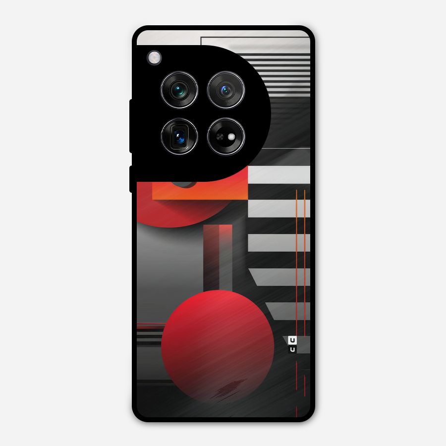 Geometrical Marvel Metal Back Case for OnePlus 12