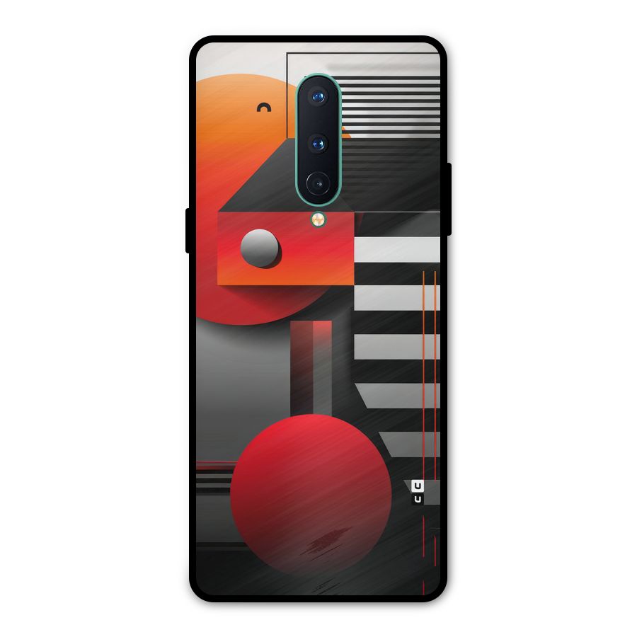 Geometrical Marvel Metal Back Case for OnePlus 8