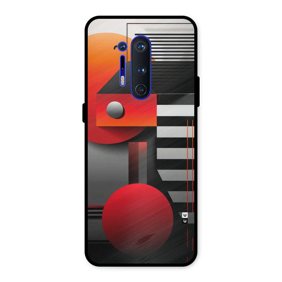 Geometrical Marvel Metal Back Case for OnePlus 8 Pro