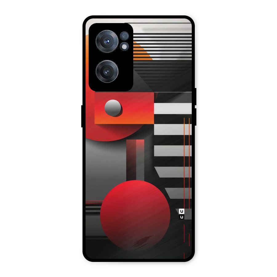 Geometrical Marvel Metal Back Case for OnePlus Nord CE 2 5G