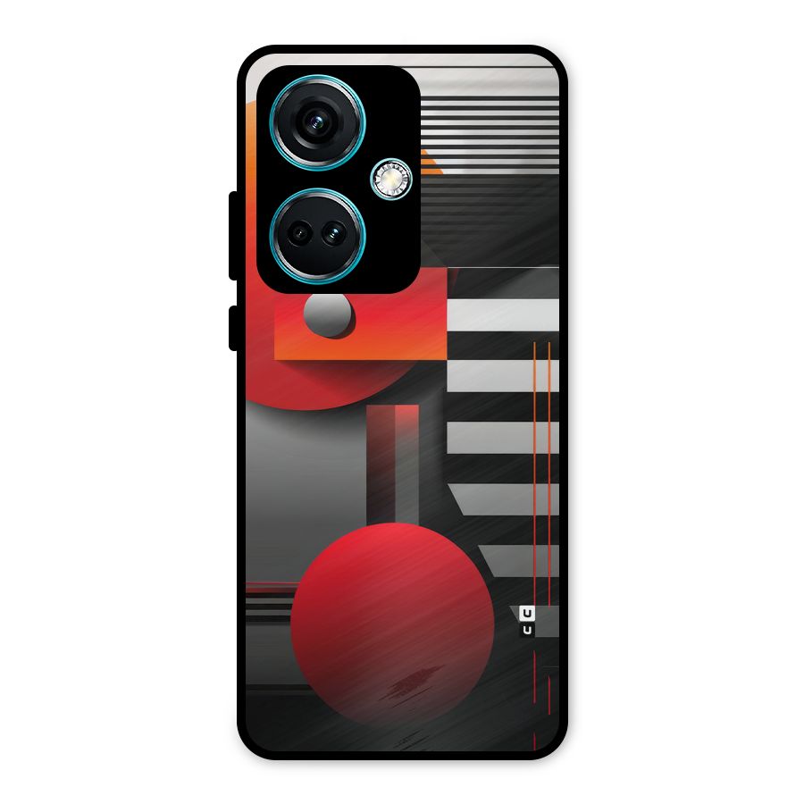 Geometrical Marvel Metal Back Case for OnePlus Nord CE 3 5G