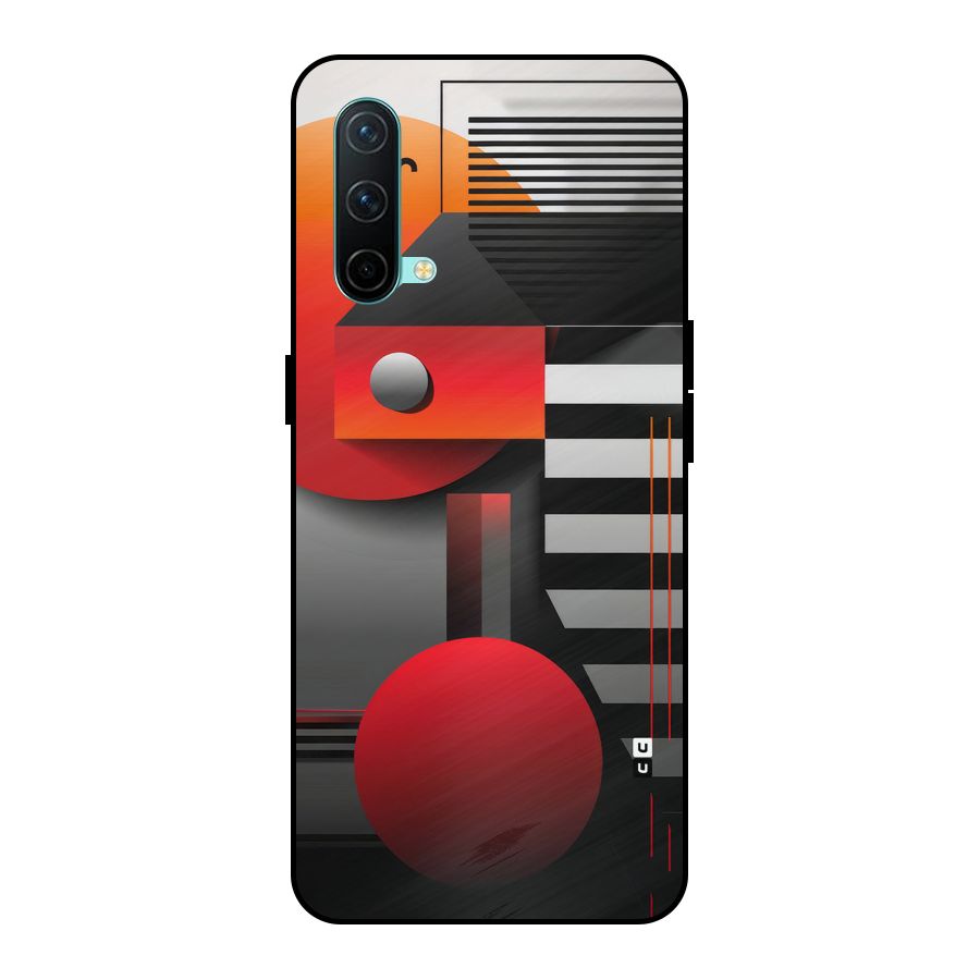 Geometrical Marvel Metal Back Case for OnePlus Nord CE 5G