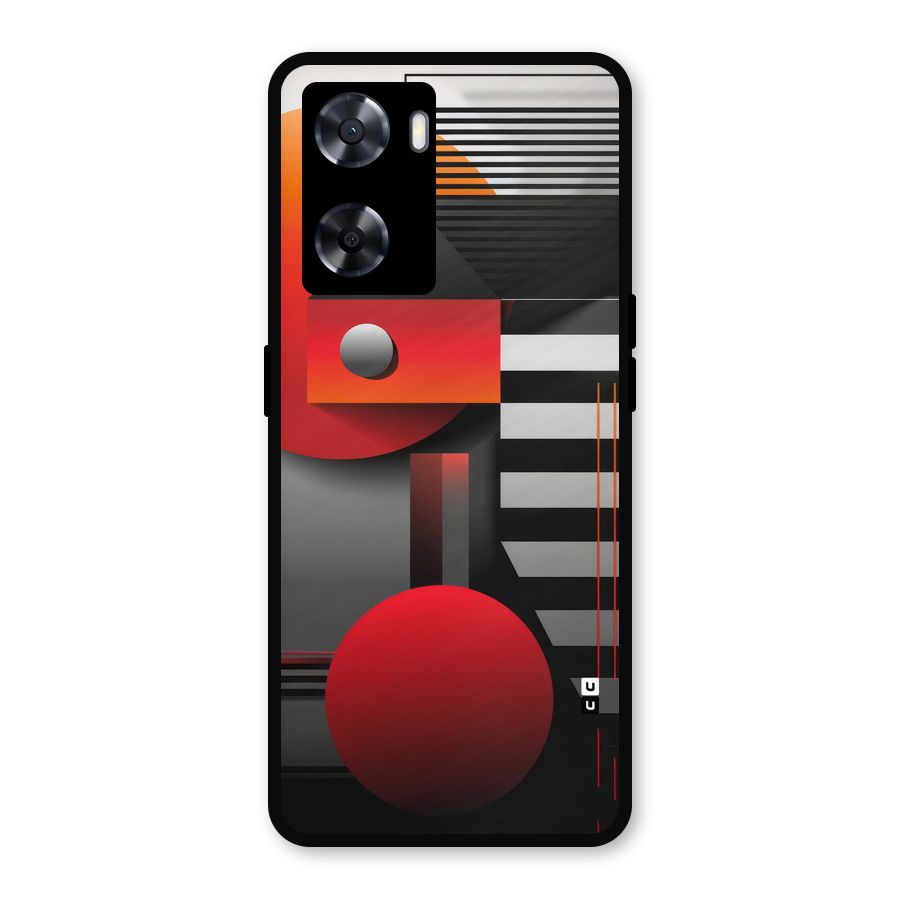 Geometrical Marvel Metal Back Case for OnePlus Nord N20 SE