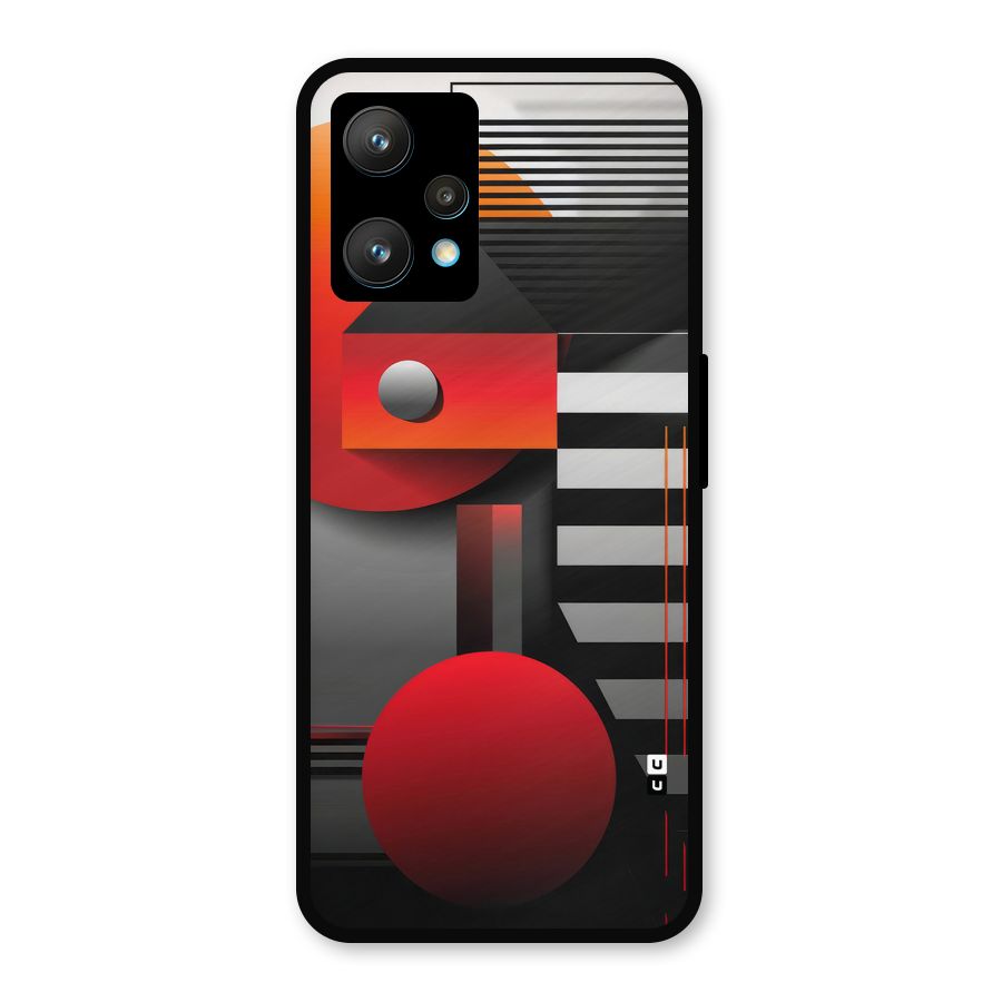 Geometrical Marvel Metal Back Case for Realme 9 Pro Plus 5G