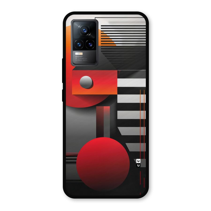 Geometrical Marvel Metal Back Case for Vivo Y73