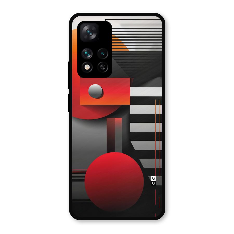 Geometrical Marvel Metal Back Case for Xiaomi 11i Hypercharge 5G