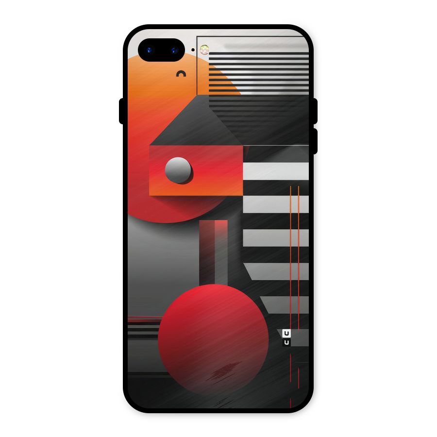 Geometrical Marvel Metal Back Case for iPhone 7 Plus