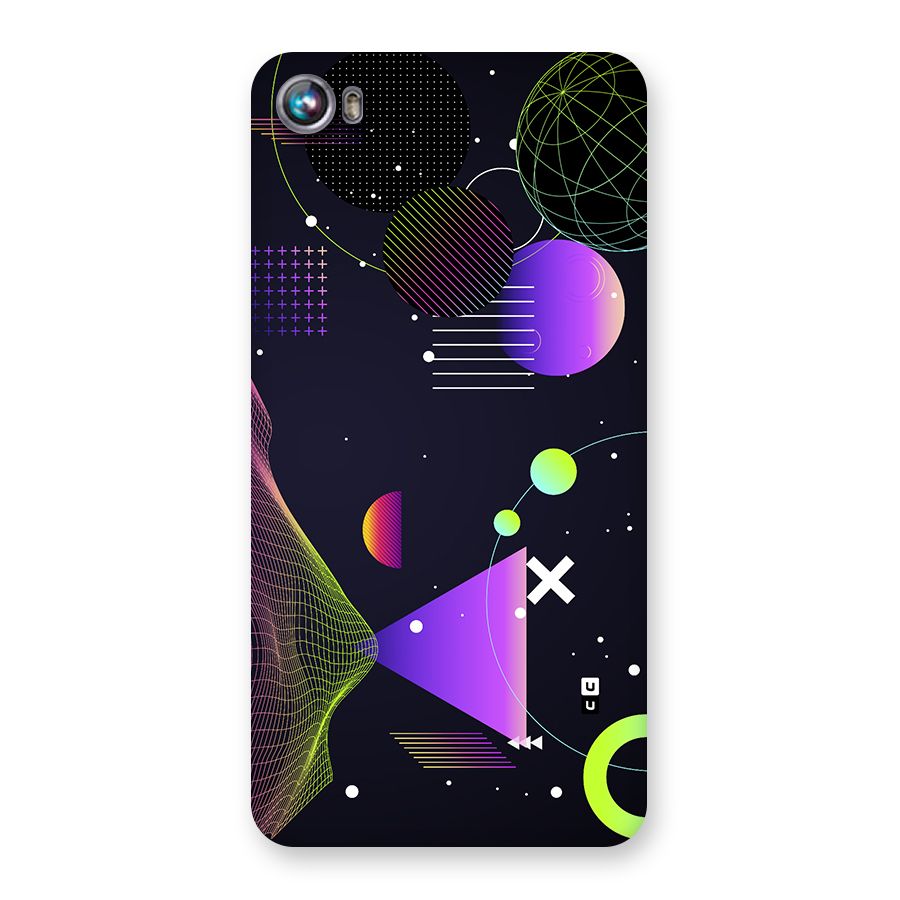 Geometrical Wireframe Back Case for Canvas Fire 4 (A107)