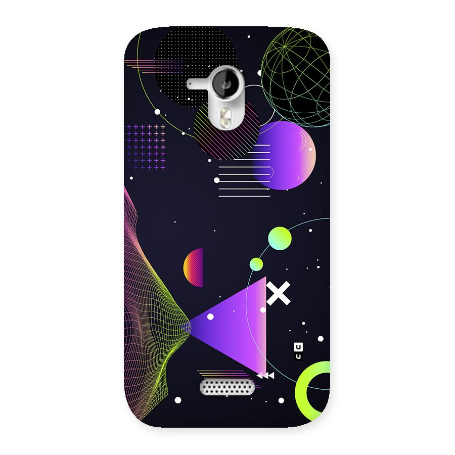 Geometrical Wireframe Back Case for Canvas HD A116