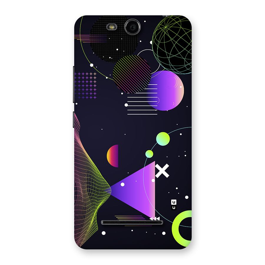 Geometrical Wireframe Back Case for Canvas Juice 3 Q392