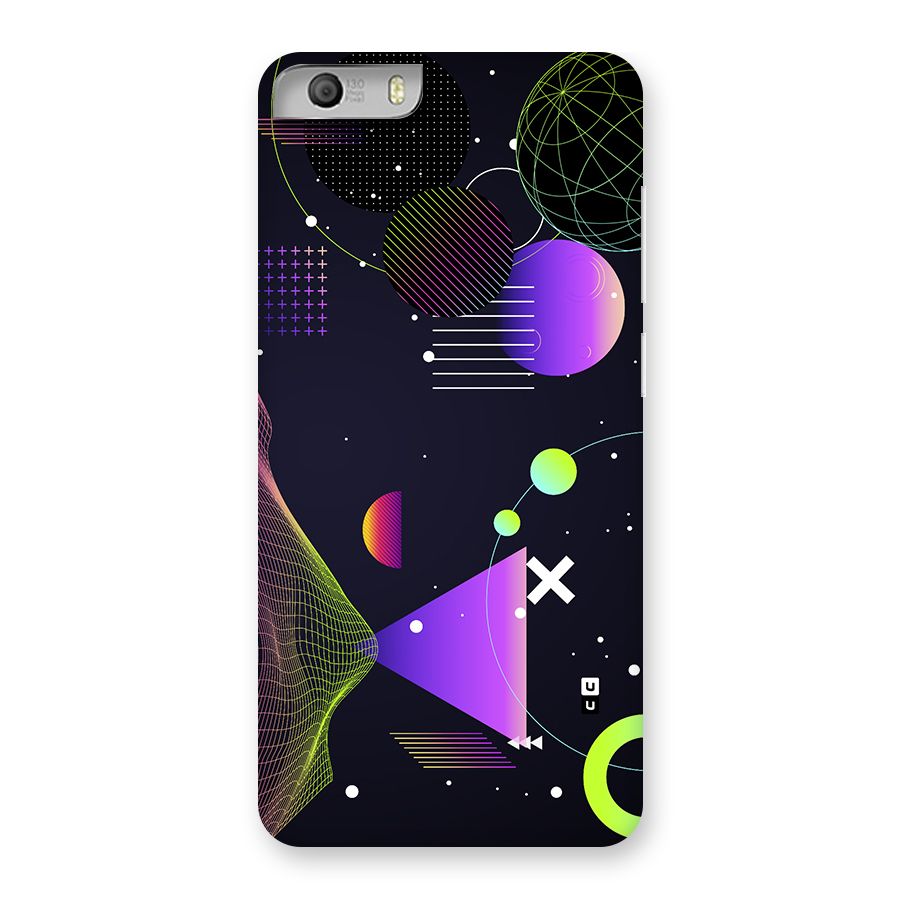 Geometrical Wireframe Back Case for Canvas Knight 2