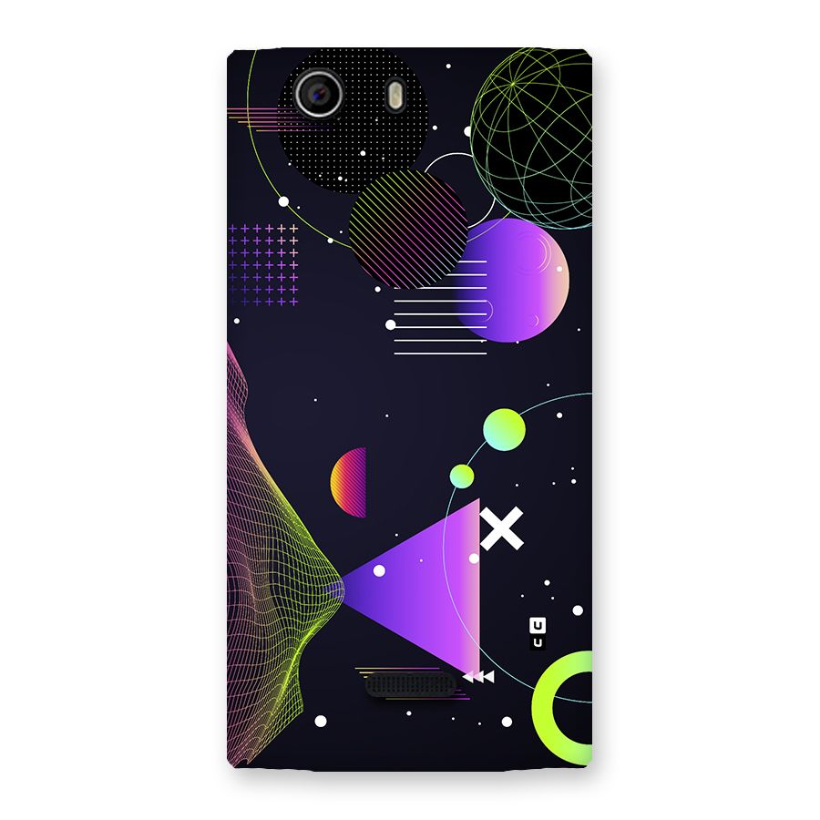 Geometrical Wireframe Back Case for Canvas Nitro 2 E311
