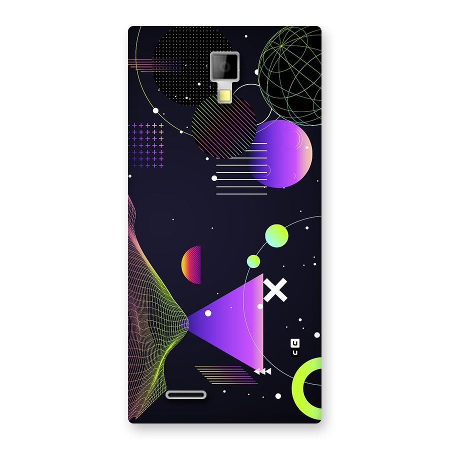 Geometrical Wireframe Back Case for Canvas Xpress A99