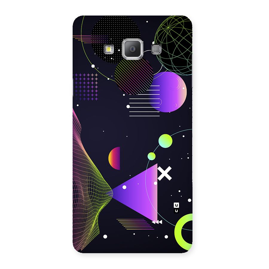 Geometrical Wireframe Back Case for Galaxy A7
