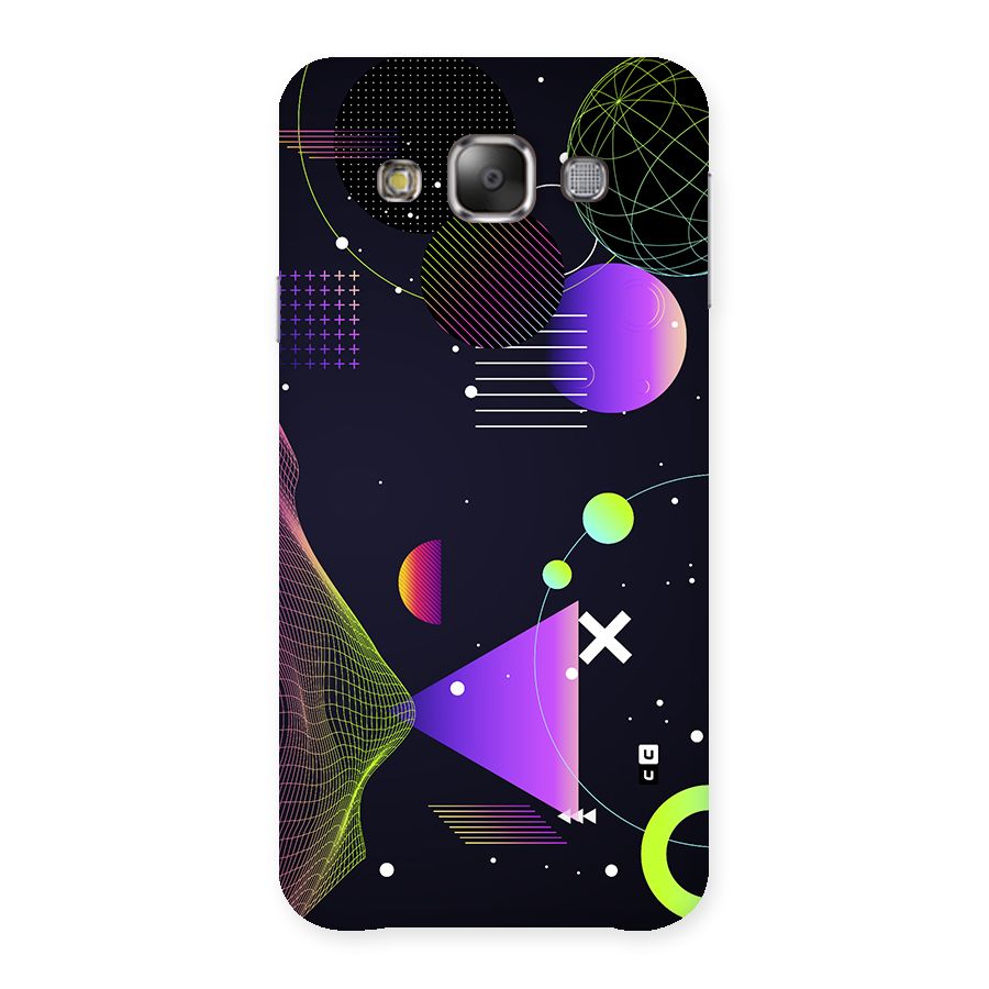 Geometrical Wireframe Back Case for Galaxy E7