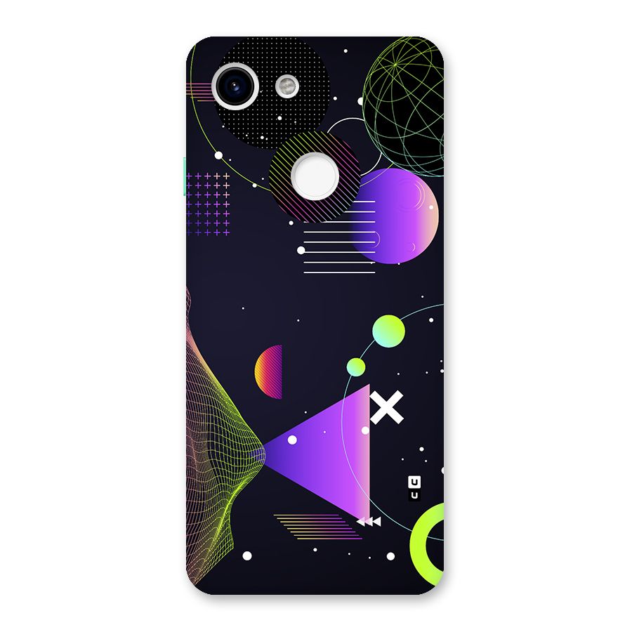 Geometrical Wireframe Back Case for Google Pixel 3