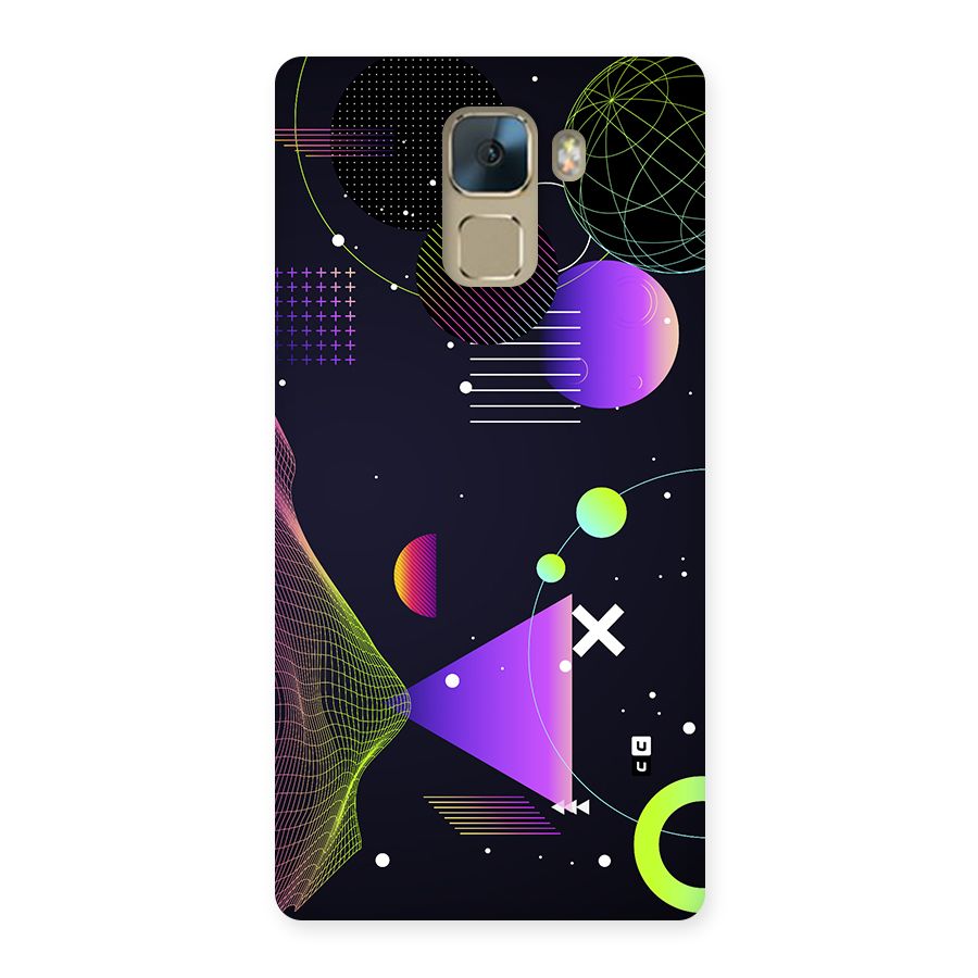 Geometrical Wireframe Back Case for Honor 7