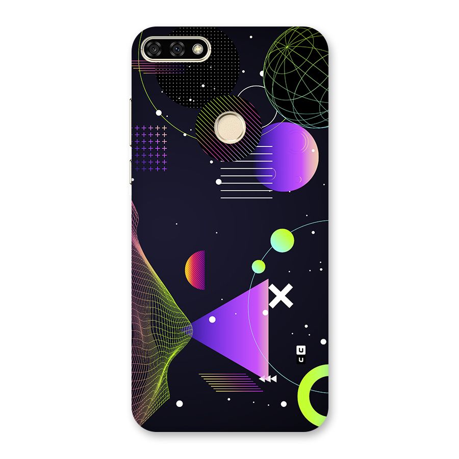 Geometrical Wireframe Back Case for Honor 7A