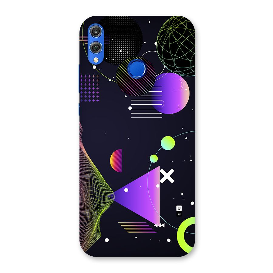 Geometrical Wireframe Back Case for Honor 8X