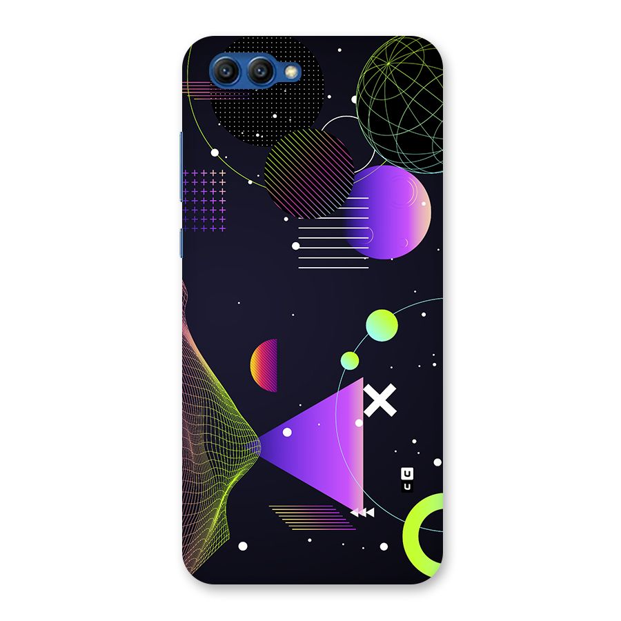 Geometrical Wireframe Back Case for Honor View 10