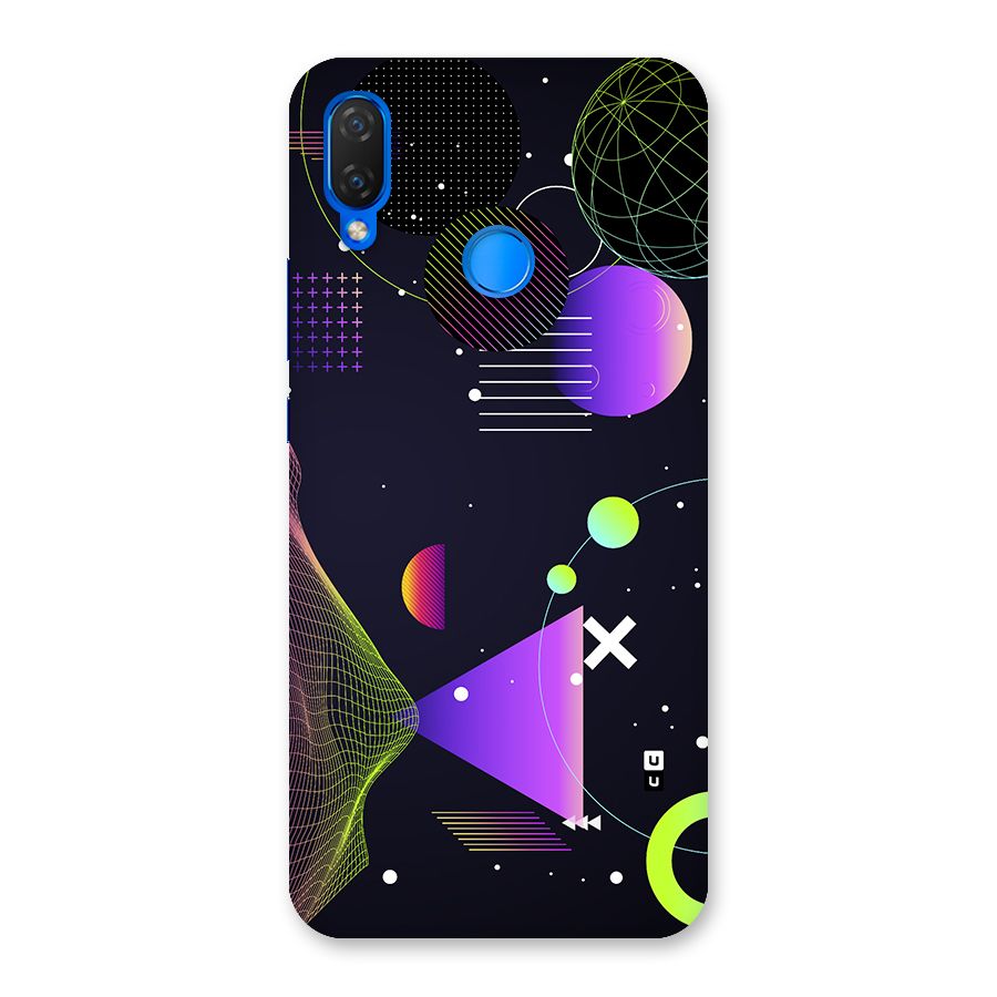 Geometrical Wireframe Back Case for Huawei P Smart Plus