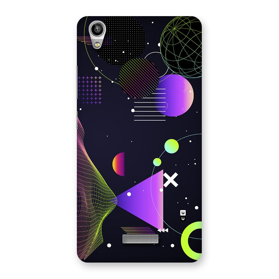 Geometrical Wireframe Back Case for Lava Pixel V1