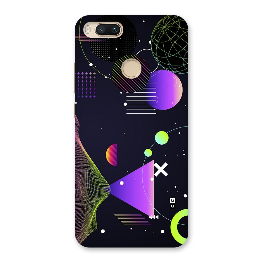Geometrical Wireframe Back Case for Mi A1