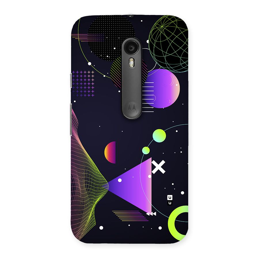 Geometrical Wireframe Back Case for Moto G3