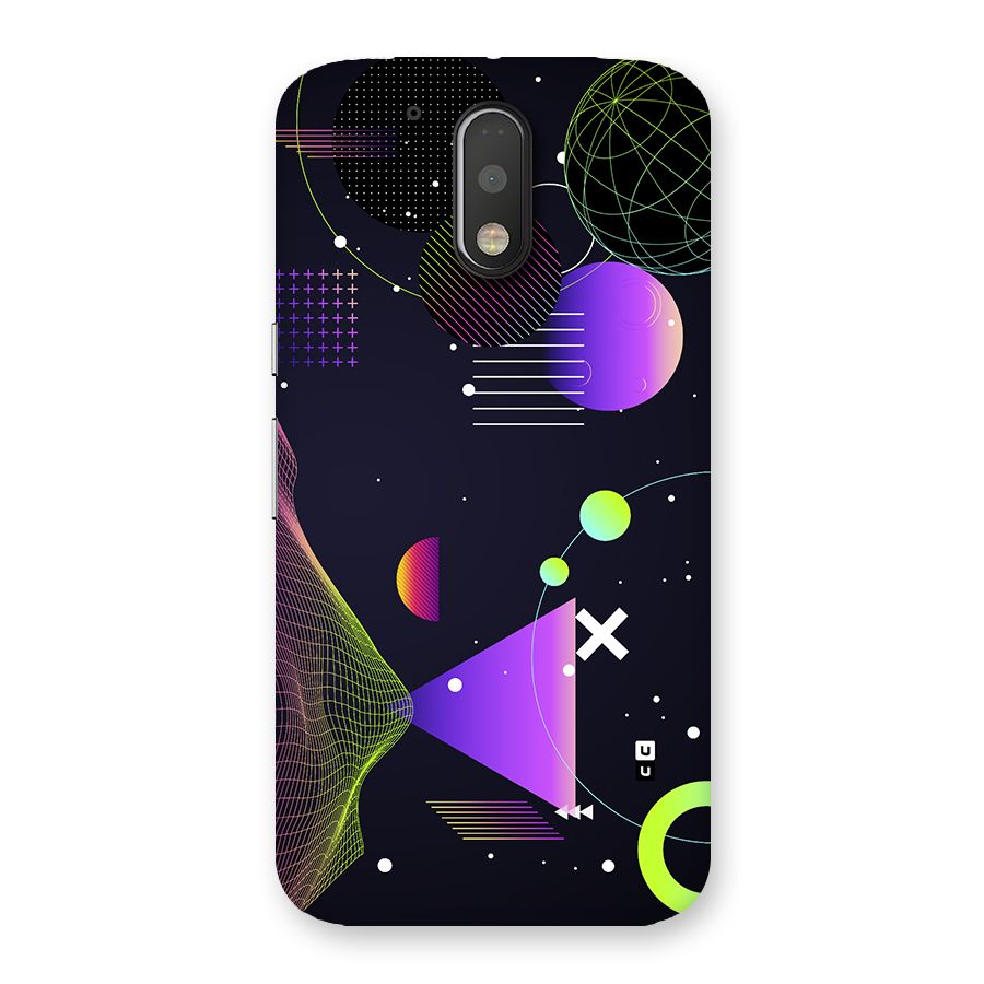 Geometrical Wireframe Back Case for Moto G4 Plus