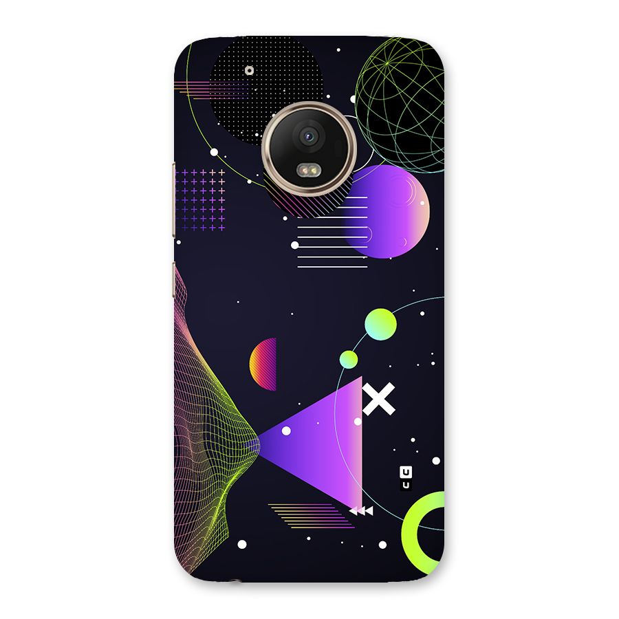 Geometrical Wireframe Back Case for Moto G5 Plus