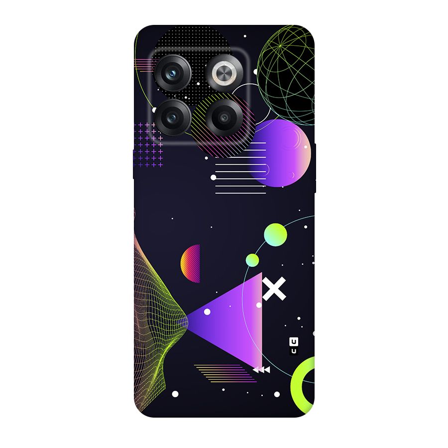 Geometrical Wireframe Back Case for OnePlus 10T