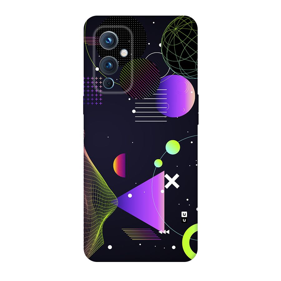 Geometrical Wireframe Back Case for OnePlus 9