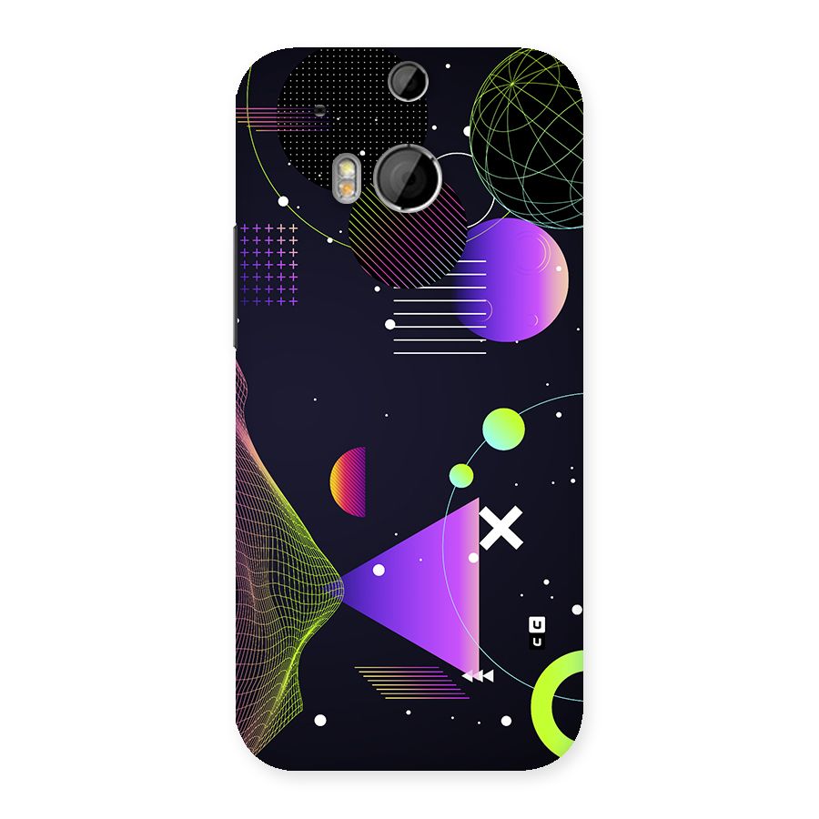 Geometrical Wireframe Back Case for One M8