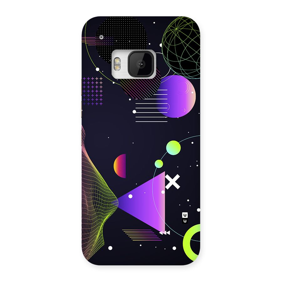 Geometrical Wireframe Back Case for One M9