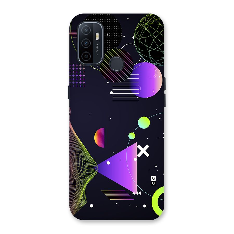 Geometrical Wireframe Back Case for Oppo A32