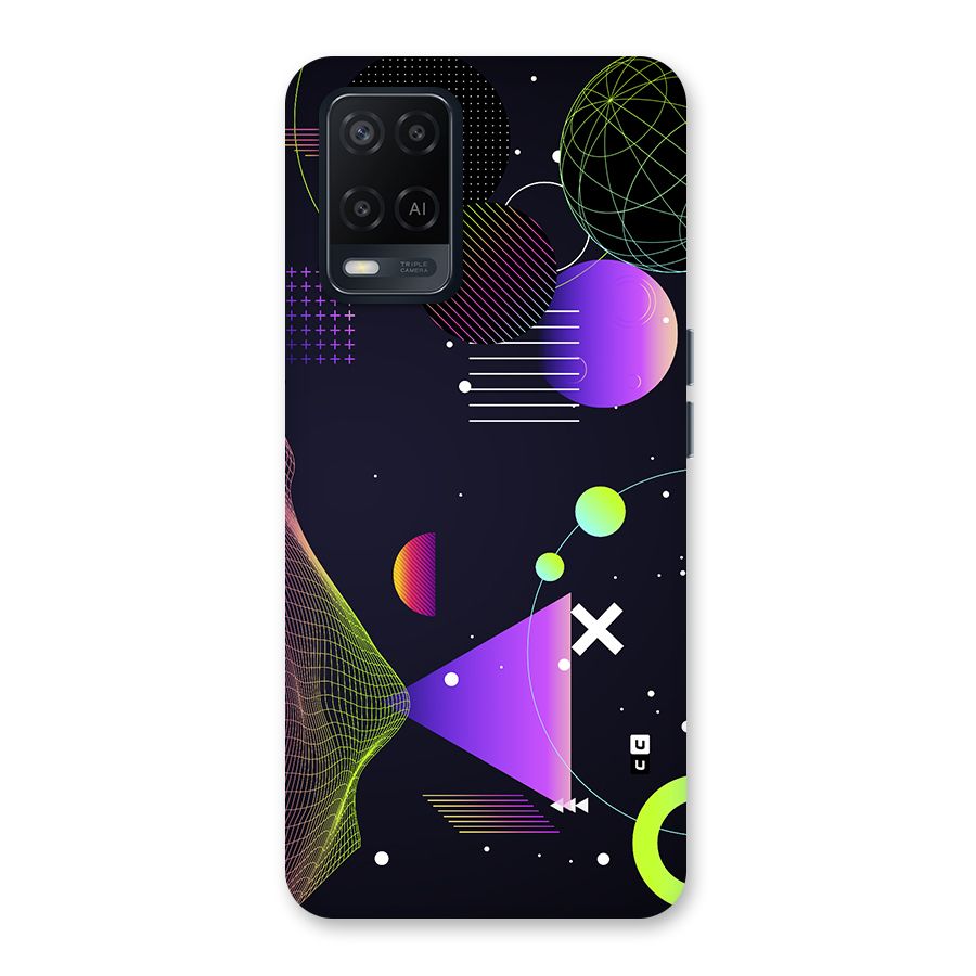 Geometrical Wireframe Back Case for Oppo A54