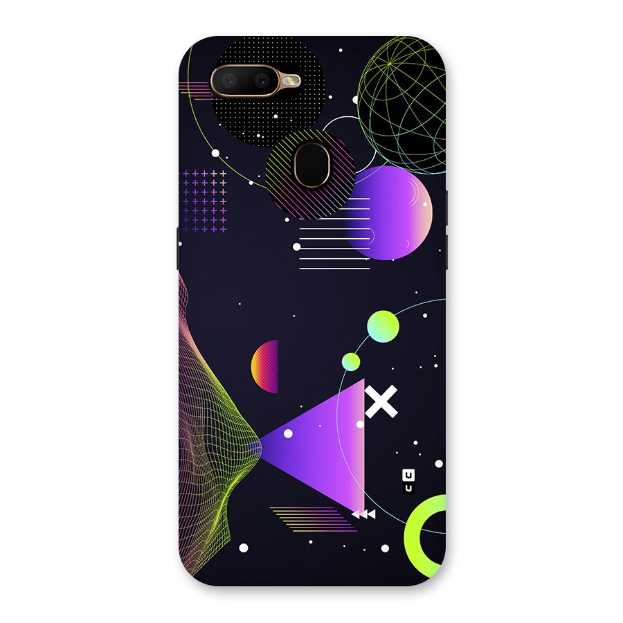 Geometrical Wireframe Back Case for Oppo A5s