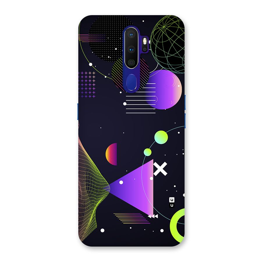 Geometrical Wireframe Back Case for Oppo A9 (2020)