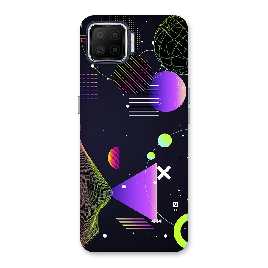 Geometrical Wireframe Back Case for Oppo F17