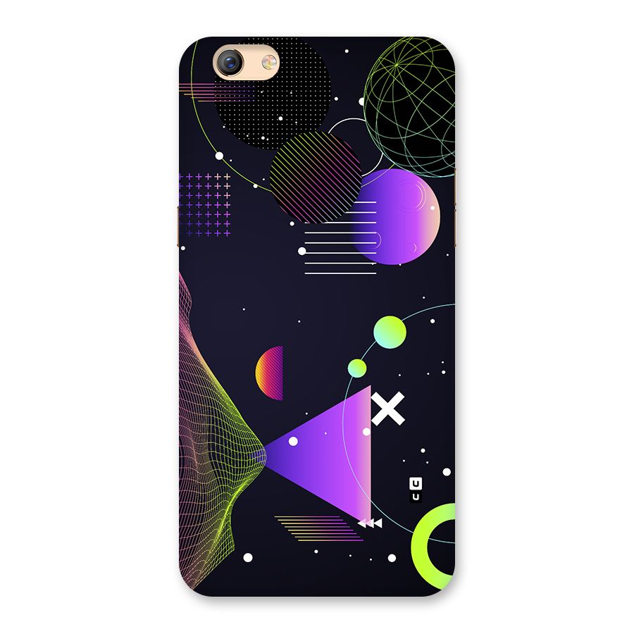 Geometrical Wireframe Back Case for Oppo F3 Plus